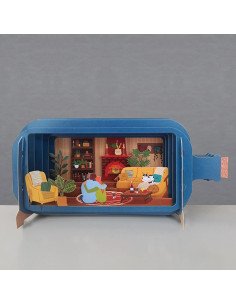 Tarjeta 3D "Hogar"