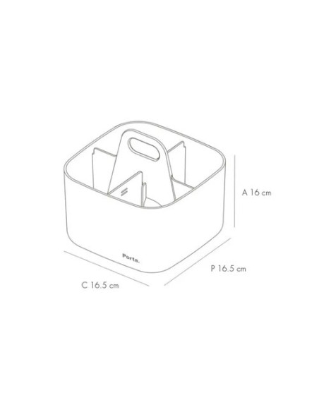 Organizador de escritorio compacto