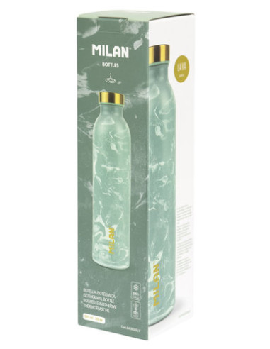 Botella isotérmica "Lava verde"