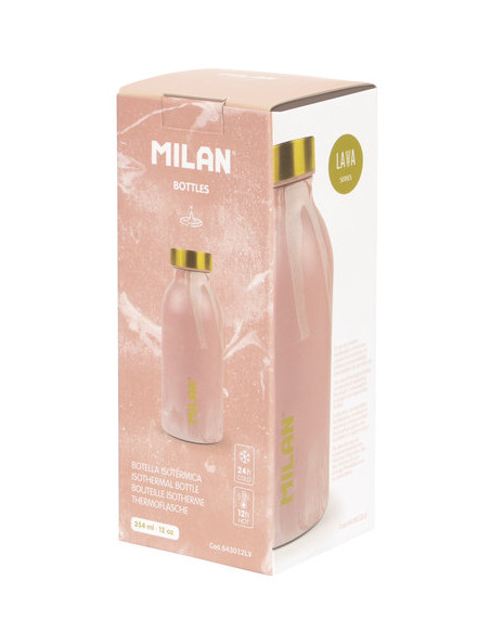 Botella isotérmica "Lava rosa"