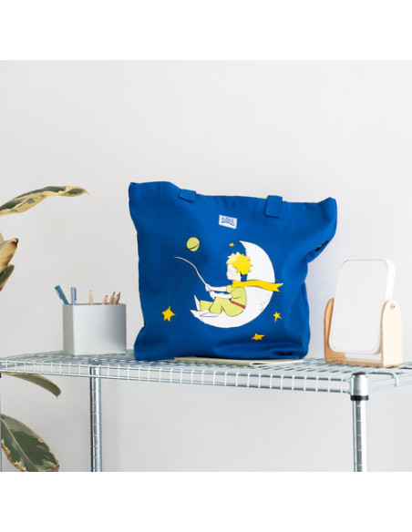 Bolso de tela "El Principito" (luna)