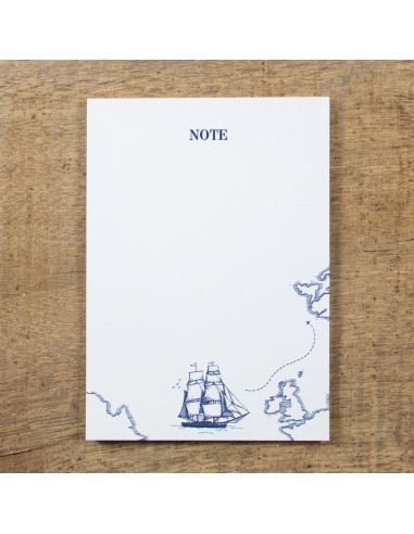 Bloc de notas A6 "Barco"