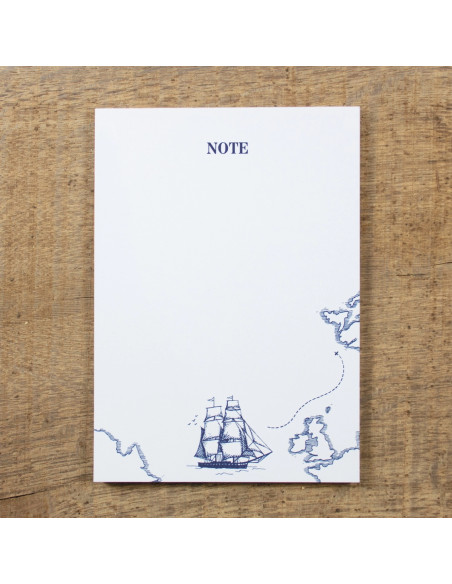 Bloc de notas A6 "Barco"