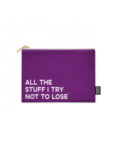Neceser violeta "Stuff"