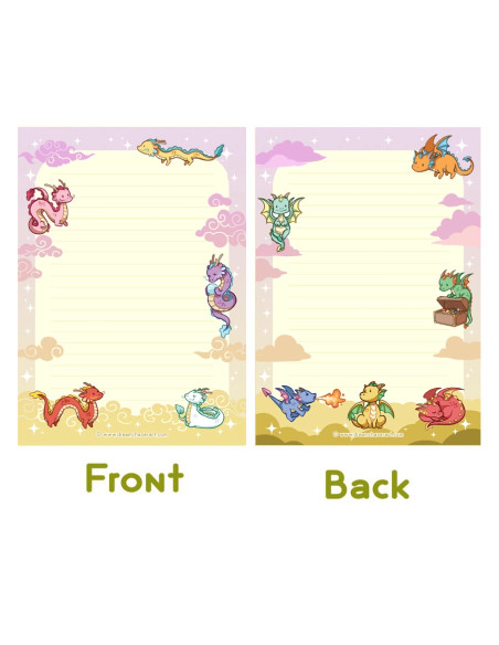 Bloc de notas A5 "Dragones"