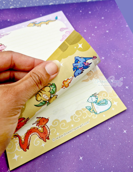 Bloc de notas A5 "Dragones"
