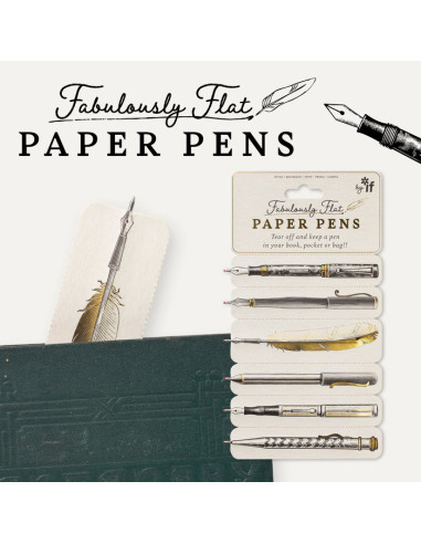 Marcapáginas con bolígrafo