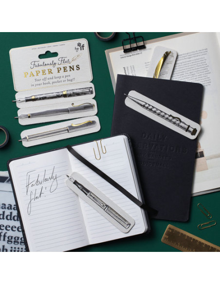 Marcapáginas con bolígrafo