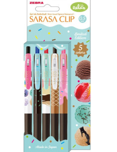 Set de 5 bolígrafos "Ice Cream"