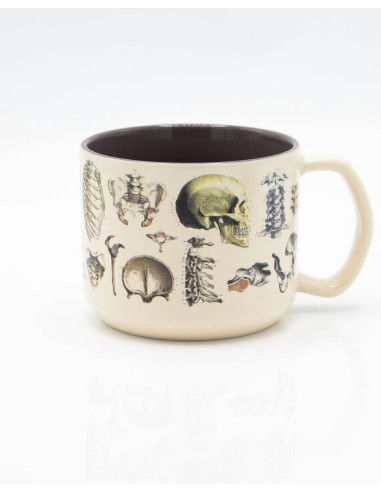 Taza de cerámica "Esqueleto"