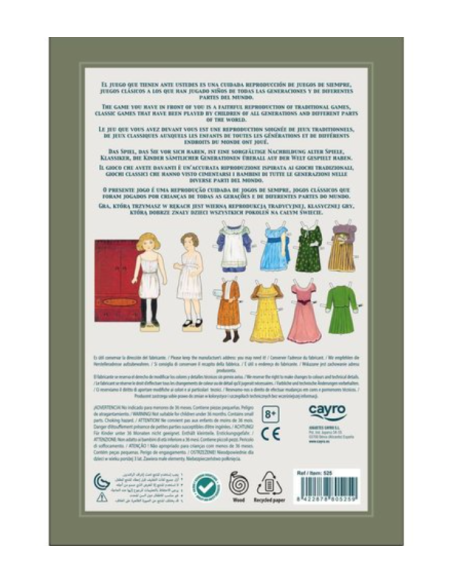 Juego clásico "Mariquitas recortables"