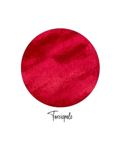Cuaderno de terciopelo rojo "Highland Days"