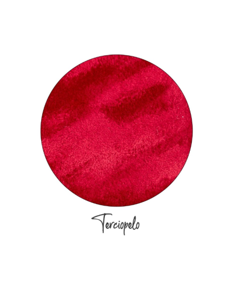 Cuaderno de terciopelo rojo "Highland Days"