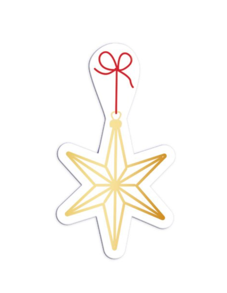 Libro de pegatinas navideñas decorativas