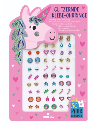 Pendientes adhesivos navideños