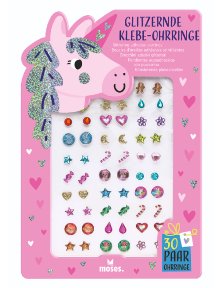 Pendientes adhesivos navideños