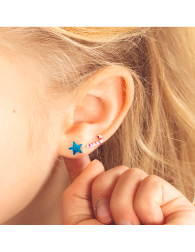 Pendientes adhesivos navideños