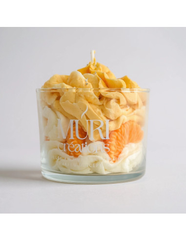 Vela artesana de soja "Mandarina"