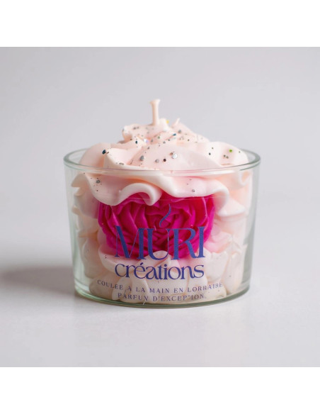 Vela artesana de soja "Flor de cerezo"