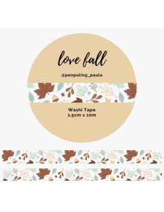 Washi tape "Love Fall"