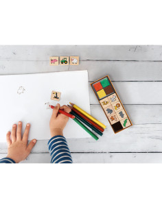 Sellos + tintas "Animales salvajes" 2