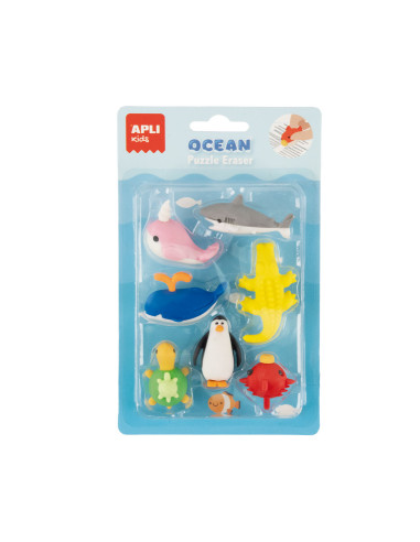 Set de gomas de borrar "Puzzle"