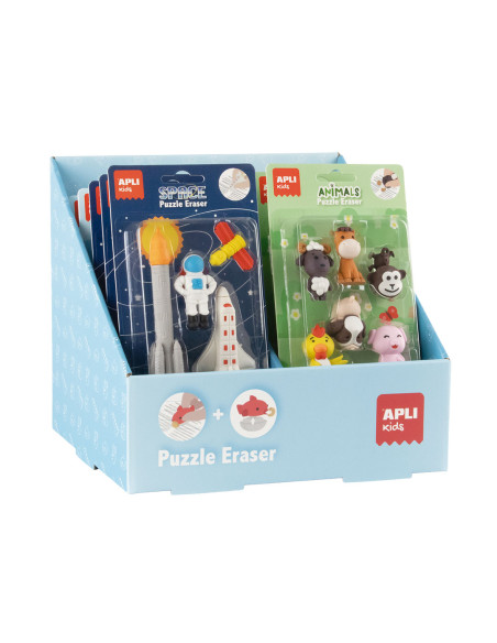 Set de gomas de borrar "Puzzle"