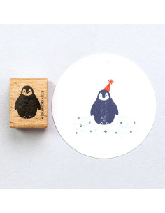 Sello de madera "Bebé pingüino"