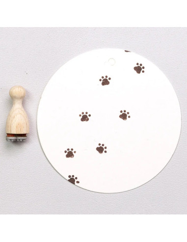Sello de madera "Huella"
