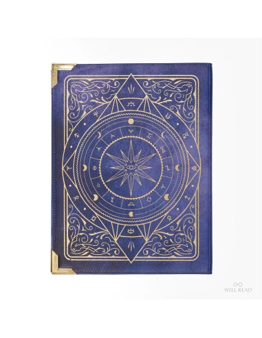 Bolso libro de cuero vegano "A History of Magic"