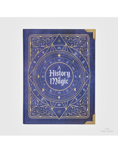 Bolso libro de cuero vegano "A History of Magic"