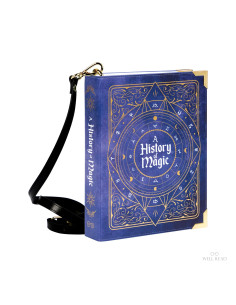 Bolso libro de cuero vegano "A History of Magic"