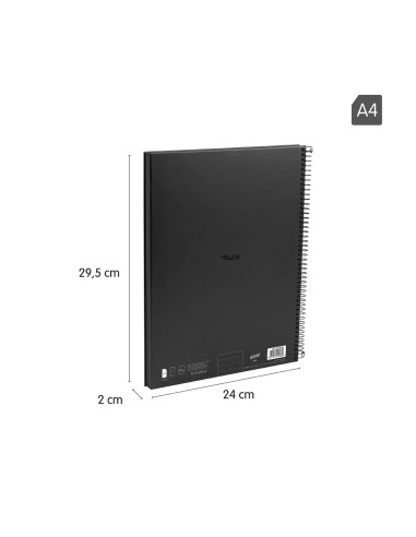 Libreta A4 "Serie Shadow"