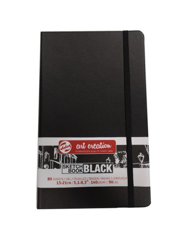 Cuaderno "Sketchbook" de hojas negras