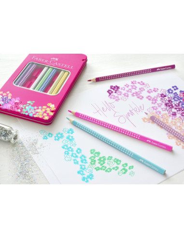 Estuche metálico de colores "Sparkle"