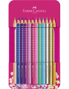 Estuche metálico de colores "Sparkle"