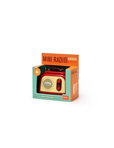 Mini radio portátil "Vintage"