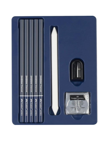Set de dibujo a carboncillo