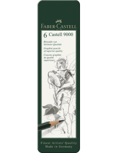 Set de 6 lápices "Castell 9000" 2