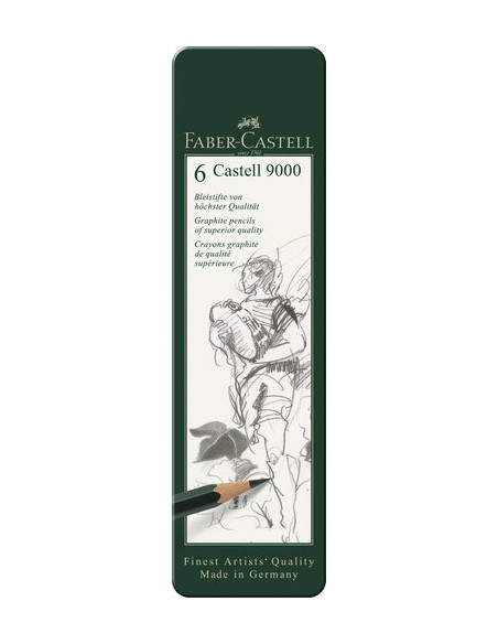 Set de 6 lápices "Castell 9000"