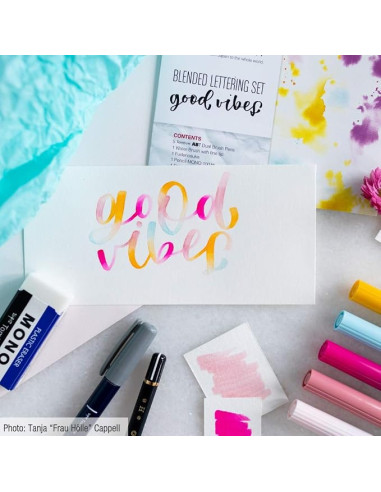Set de lettering "Good Vibes"