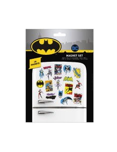 Set de 19 imanes retro "Batman"