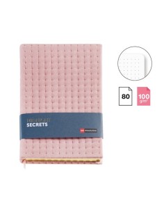 Cuaderno A5 en terciopelo rosa 2