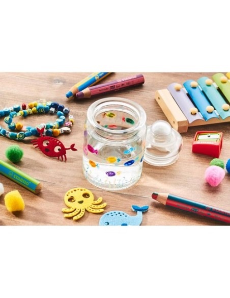 Set de 5 colores 3 en 1 bicolor "Woody"