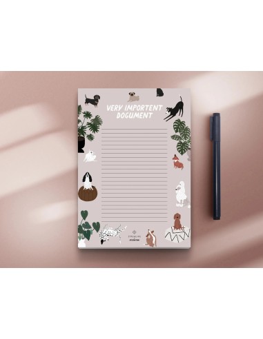 Bloc de notas A5 "Dogs"