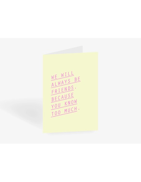 Tarjeta "Friends"