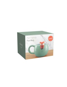 Taza de cerámica con zorrito 2