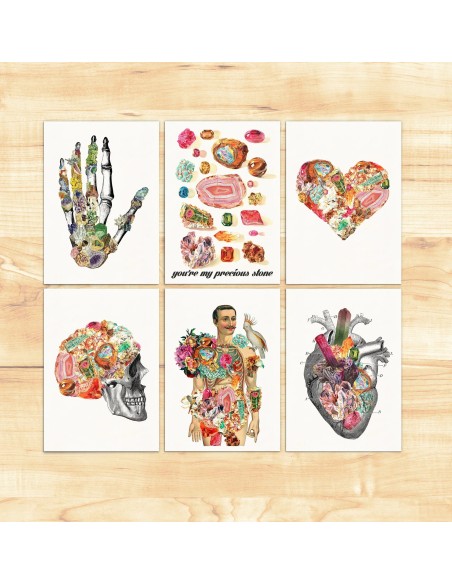 Postal "Piedras preciosas"