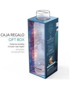 Botella de acero inoxidable "Aves azules" 2