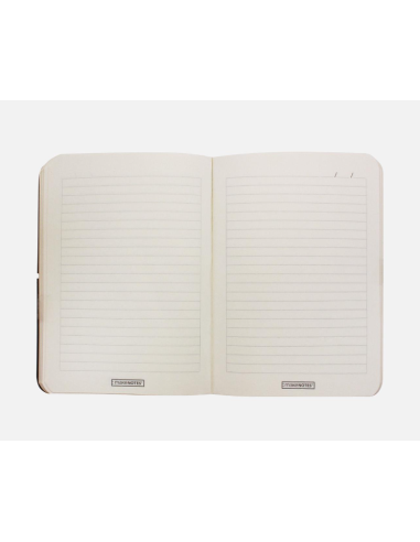 Cuaderno A5 de piel sintética